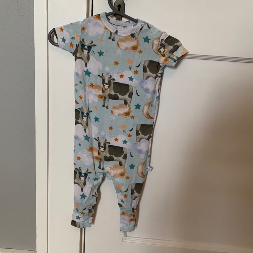 Posh Peanut 0-3 Short Sleeve Romper